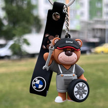 Load image into Gallery viewer, BMW Bear Keychain for Fans