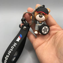 Load image into Gallery viewer, BMW Bear Keychain for Fans