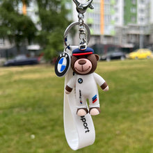 Load image into Gallery viewer, BMW Bear Keychain for Fans