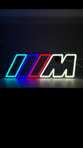 BMW M Power Neon LED NightLight for your Garage, Workplace, Carport wall or something else.