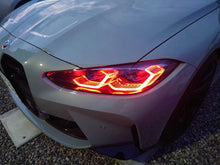 Load image into Gallery viewer, BMW M3/M4 G80/81/82/83 (2020-2024) &amp; 4 Series G22/23/26 Yellow CSL Style DRL Lights