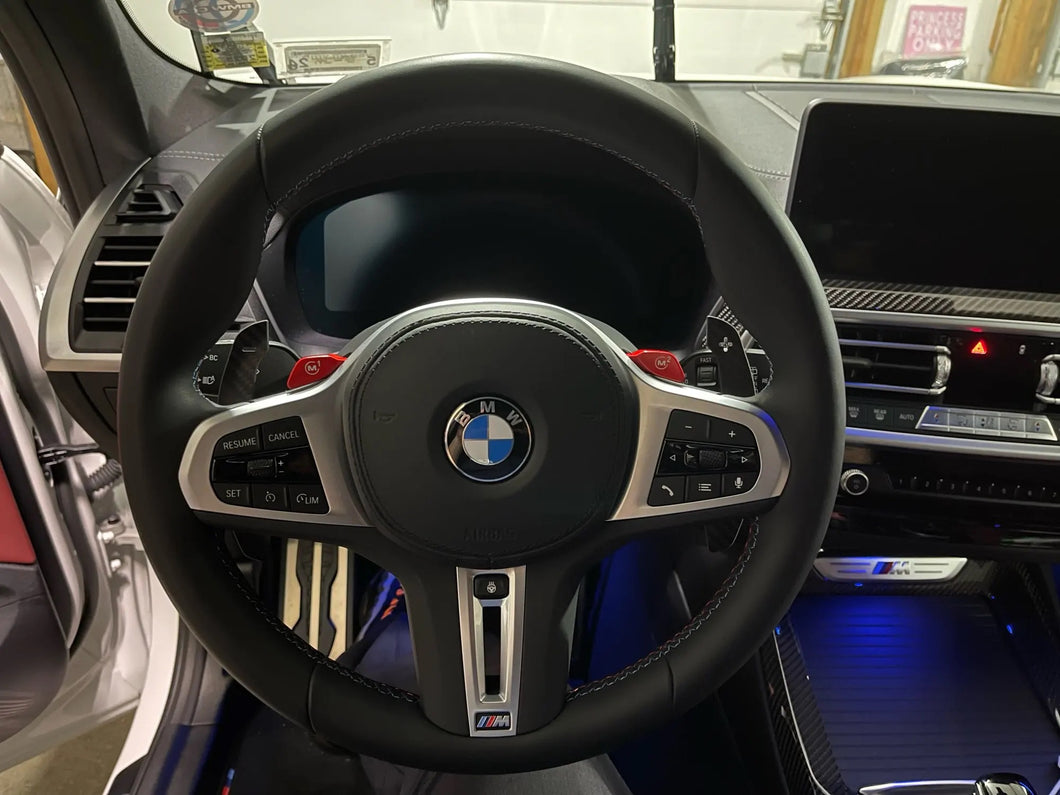 Steering Wheel BMW F & G Series Carbon Fiber Magnetic Paddle Shifters