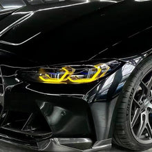 Load image into Gallery viewer, BMW M3/M4 G80/81/82/83 (2020-2024) &amp; 4 Series G22/23/26 Yellow CSL Style DRL Lights