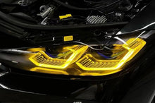 Load image into Gallery viewer, BMW M3/M4 G80/81/82/83 (2020-2024) &amp; 4 Series G22/23/26 Yellow CSL Style DRL Lights