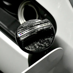 Carbon Fiber Fuel Tank Cover Trim for BMW cars