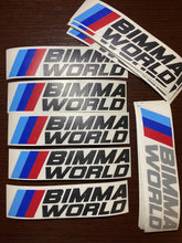 Load image into Gallery viewer, BIMMA WORLD Decal