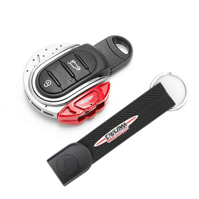 MINI Cooper JCW Brake Disc Style Key Fob with Keychain Ring Belt For F55 F56 F57 F60